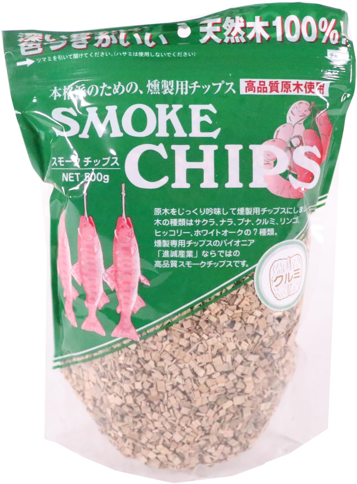 Amazon.co.jp: 進誠産業 スモーク・チップ オニクルミ(約500g